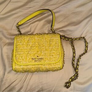Kate Spade Yellow Mini Bag with Chain Strap